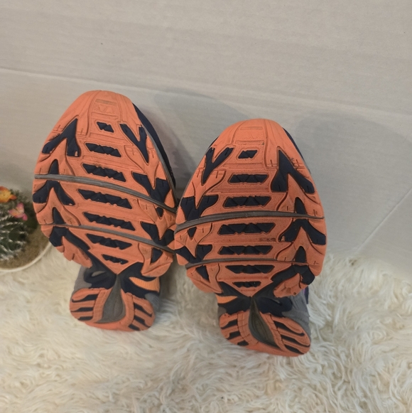 Asics Women's Athletic Shoes - Navy, Pink, and Orange - Picture 2 of 10